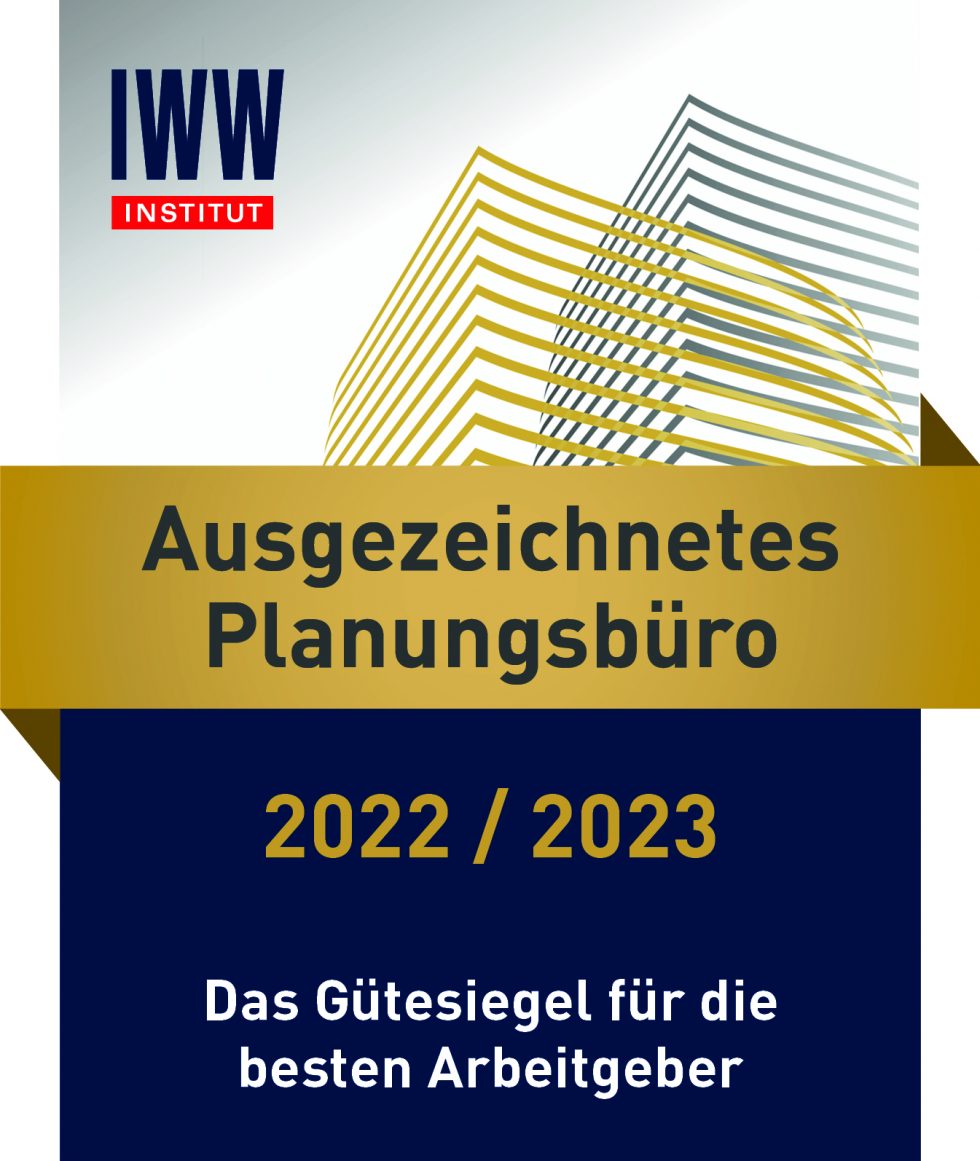 Wir haben das Siegel „ausgezeichnetes Planungsbüro“ erhalten!