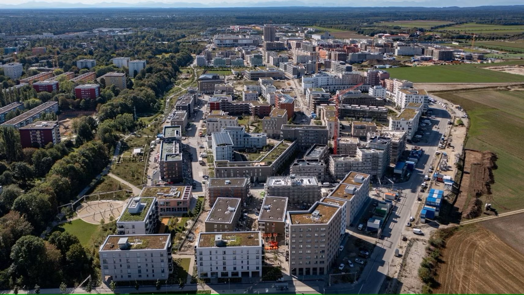 Freiham: Ein Stadtteil nimmt Gestalt an